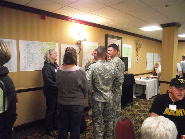 Hospitality Room  Lt Col. Adams and group    DSCF1519